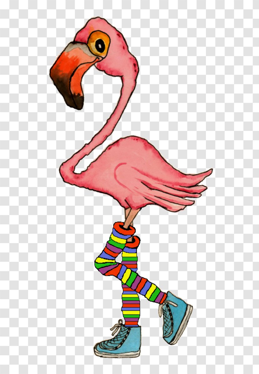 Cartoon Flamingo Clip Art Transparent PNG