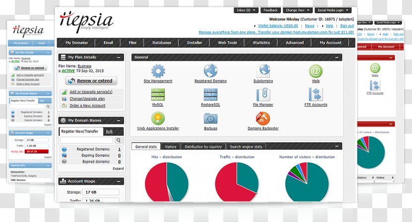 Web Hosting Control Panel Virtual Private Server Service CPanel Internet Transparent PNG