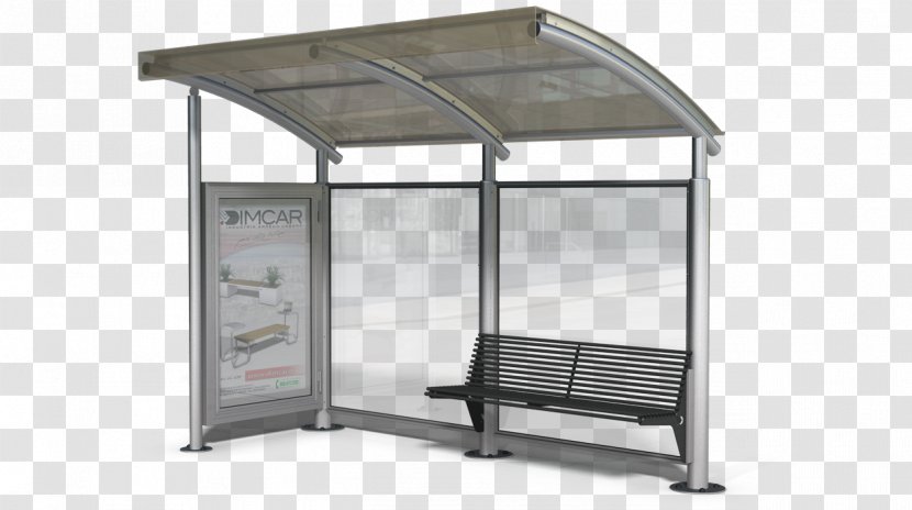 Bus Stop Shelter Abribus Street Furniture - Kiosk Transparent PNG