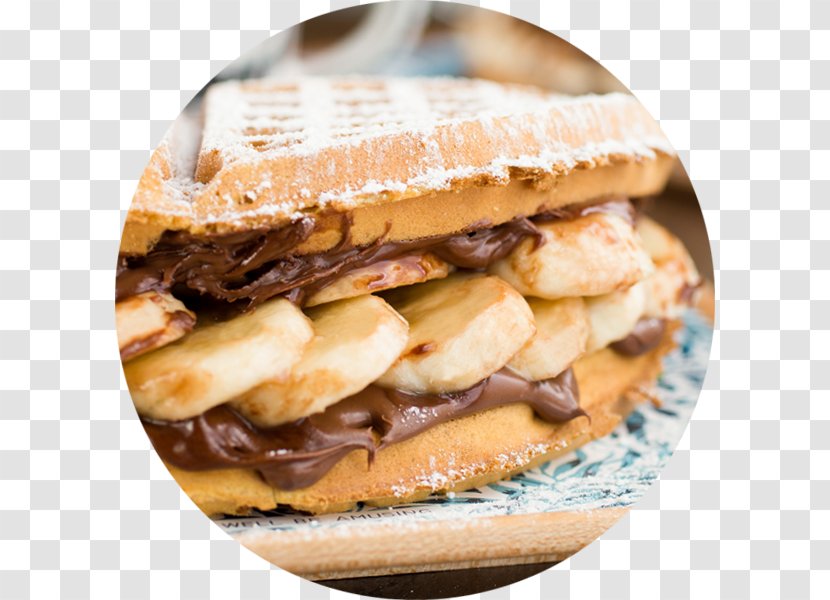 Breakfast Sandwich Waffle Tea Hamburger Transparent PNG