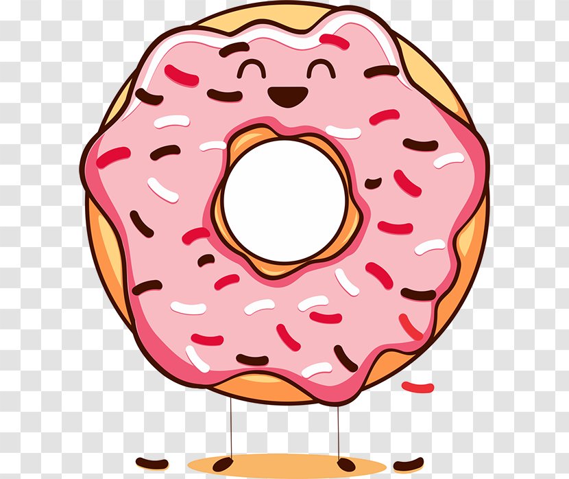 Happy Donuts National Doughnut Day Cream Clip Art - Drawing - Donut Cartoon Transparent PNG