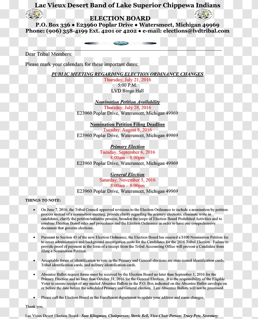 Lac Vieux Desert Band Of Lake Superior Chippewa Ojibwe Coushatta Tribe Louisiana - Paper - Indian General Election 2019 Transparent PNG