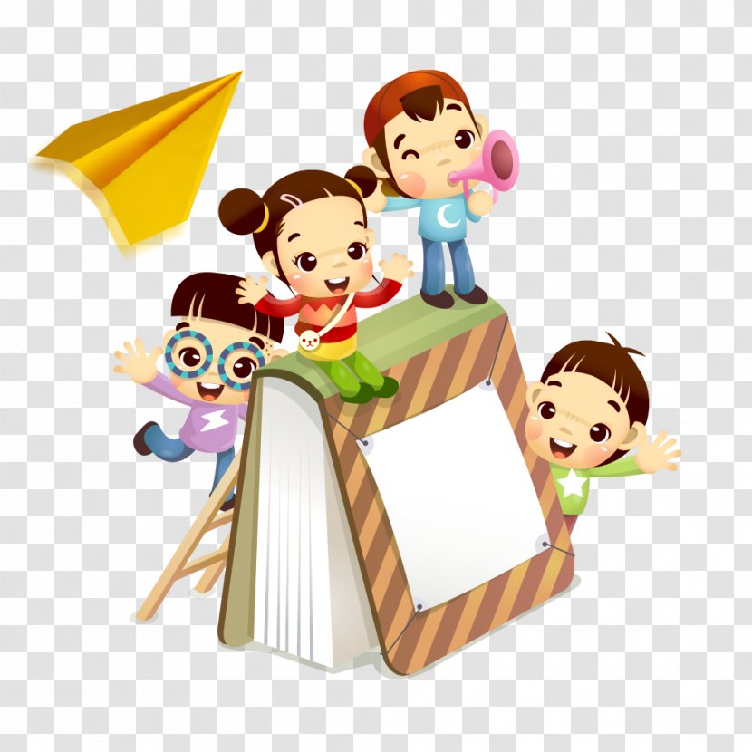 Poster Summer Vacation - Frame - Child Paper Airplane Transparent PNG