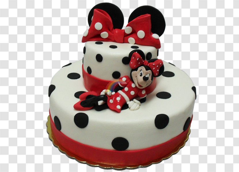 Birthday Cake Torte Decorating Minnie Mouse Sugar - Shoe Transparent PNG