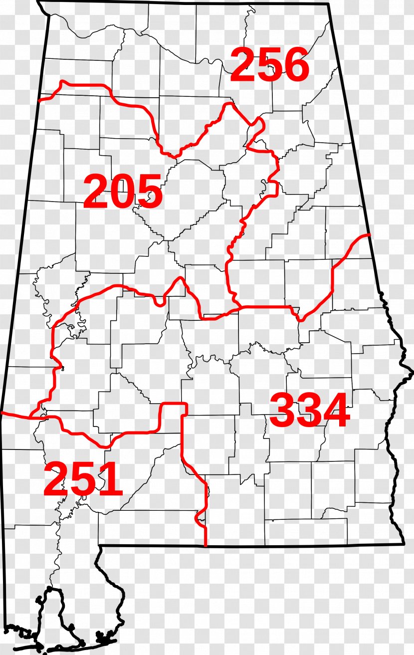 Telephone Numbering Plan Alabama Prefix - Us State - Data Transparent PNG