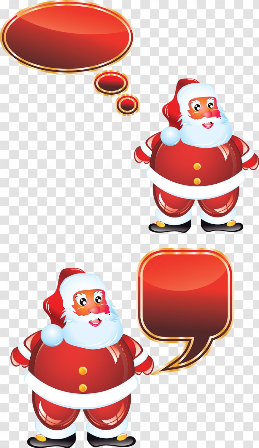 Santa Claus Gift Christmas - Sticker Transparent PNG