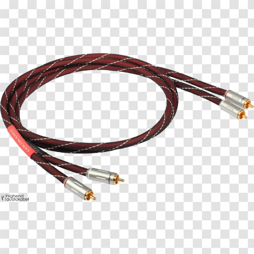 Speaker Wire Coaxial Cable RCA Connector High-end Audio Stereophonic Sound - Electronics Accessory Transparent PNG