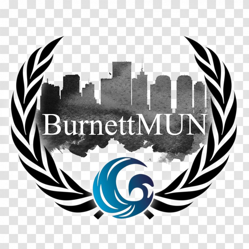 Model United Nations Economic And Social Council Headquarters Committee - Black White - Elvis Tcb Official Logo Transparent PNG