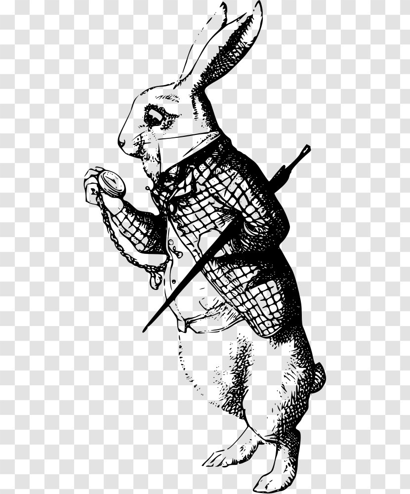 Alice's Adventures In Wonderland White Rabbit Caterpillar - John Tenniel Transparent PNG