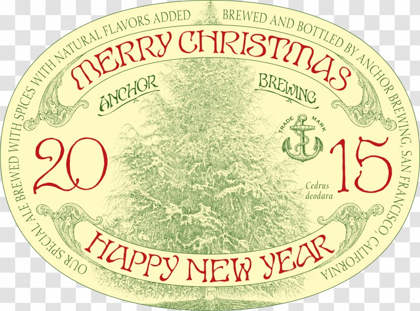 Anchor Brewing Company Christmas Beer Ale Transparent PNG
