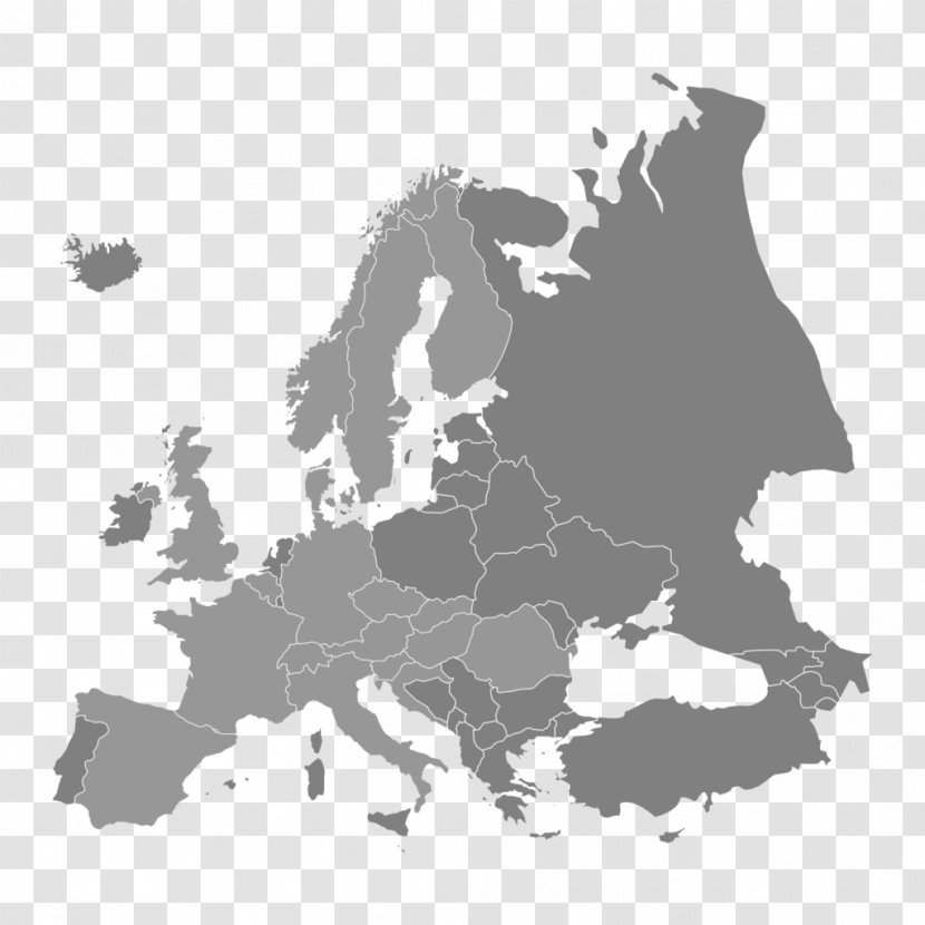 France Blank Map European Union World - Europe Transparent PNG