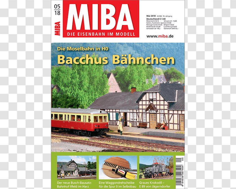 Rail Transport Germany Magazine Train MIBA Transparent PNG