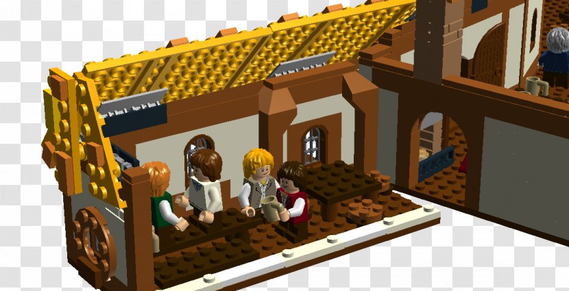 Lego Ideas The Shire Product Lord Of Rings - Cartoon - Green Brick Wall Transparent PNG