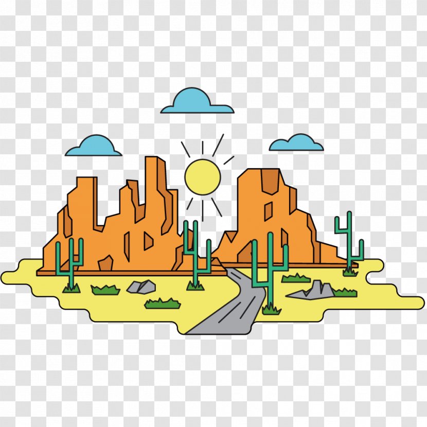 Illustration - Area - Vector Sunshine City Transparent PNG