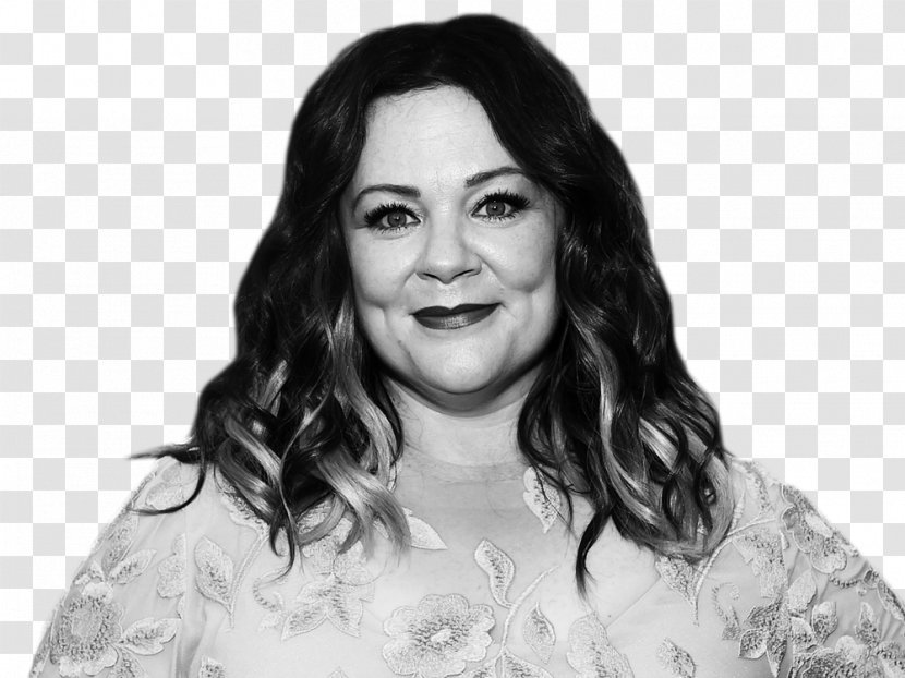 Melissa McCarthy The Heat Black And White Actor Comedian - Silhouette - Proposa Transparent PNG