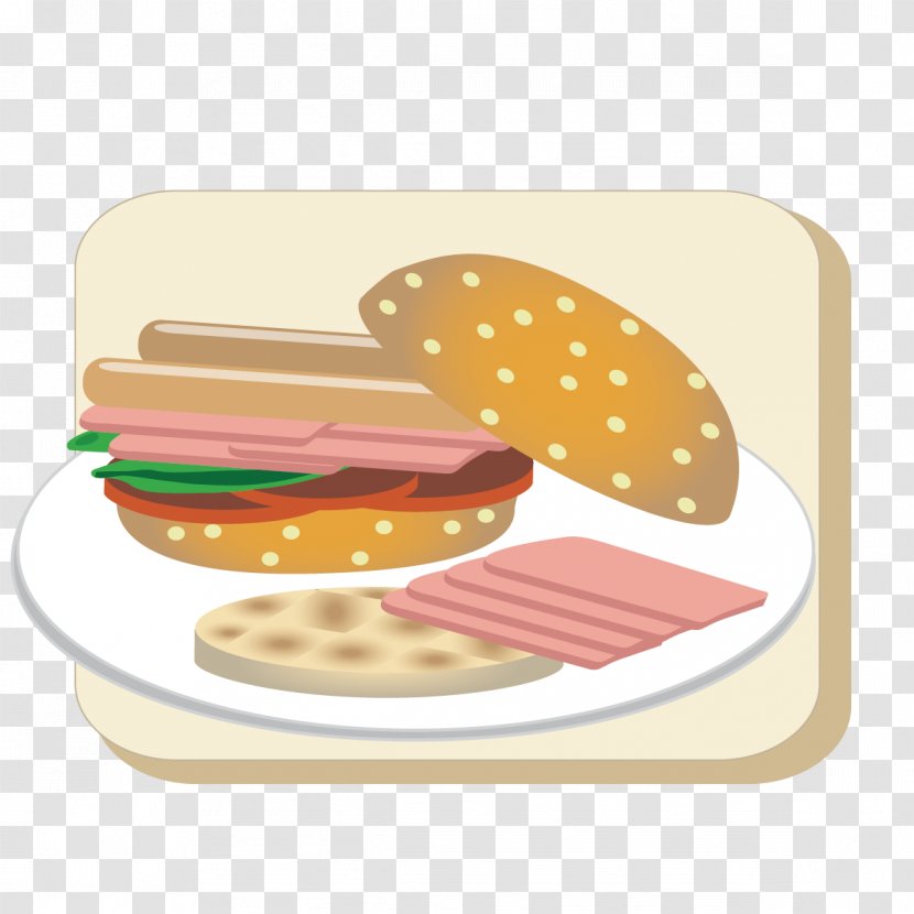 Hot Dog Hamburger Fast Food Toast Sandwich - Bun - Buns Transparent PNG