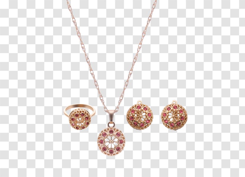 Earring Locket Necklace Imitation Gemstones & Rhinestones Jewellery - Charm Bracelet - Jewelry Rhinestone Transparent PNG