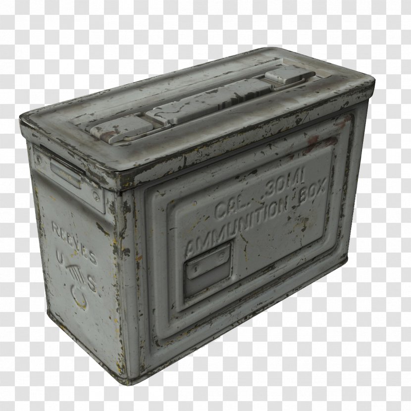 Ammunition Box 3D Modeling TurboSquid Computer Graphics - Cartoon - Gray Iron Transparent PNG