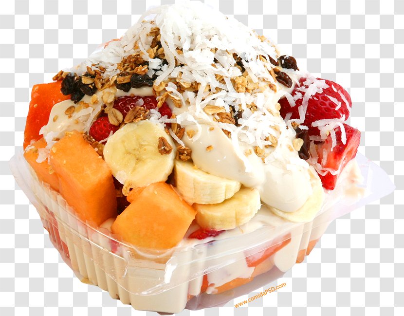 Bionico Fruit Salad Mexican Cuisine Breakfast Recipe - Waffle Transparent PNG