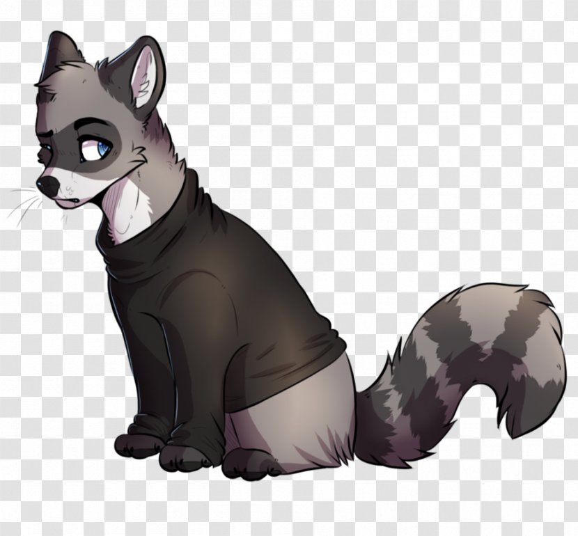 Whiskers Dog Cat Fur Snout - Fiction - Cute Raccoon Transparent PNG