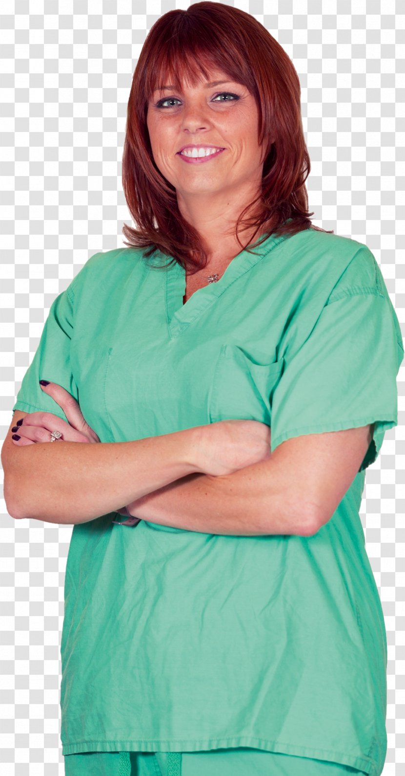 T-shirt Crain's Chicago Business Scrubs Nurse Green - Outerwear Transparent PNG