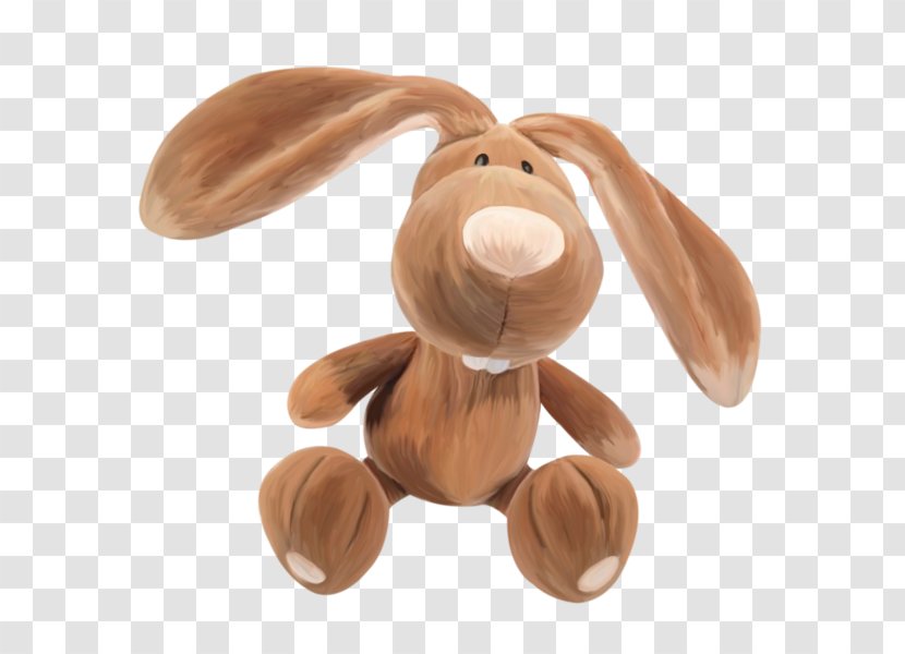 Stuffed Animals & Cuddly Toys Rabbit Watercolor Painting - Gift - Peluche Transparent PNG