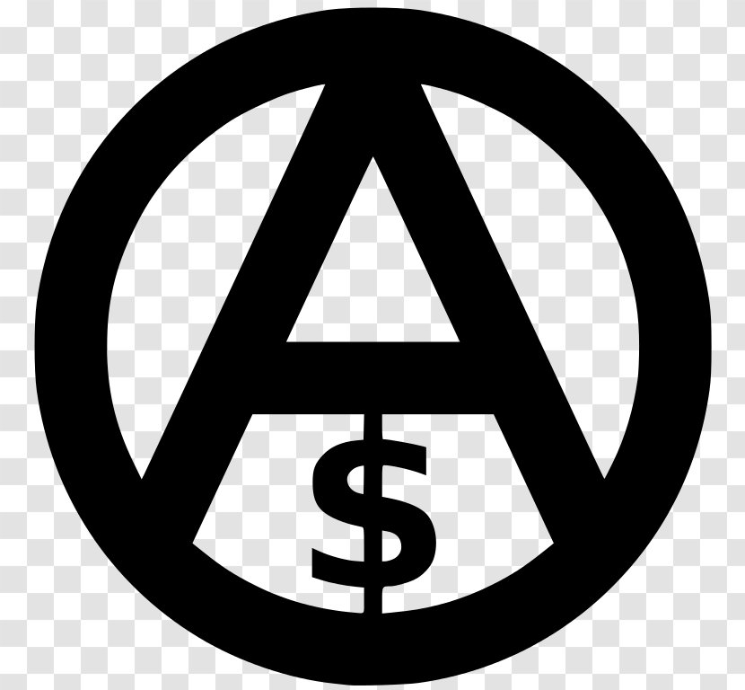 Anarcho-capitalism Anarchism Symbol Libertarianism - Anarchocapitalism - Capitalism Transparent PNG