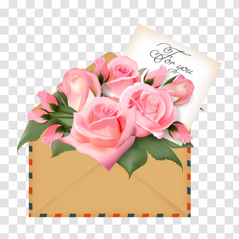 Wedding Invitation Paper Envelope - Floral Design - Flower Transparent PNG