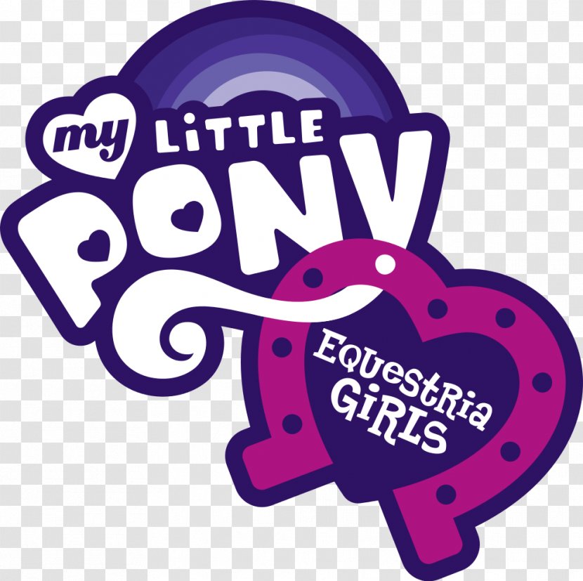 Pinkie Pie Rainbow Dash Fluttershy Pony Logo - Purple - My Little Transparent PNG