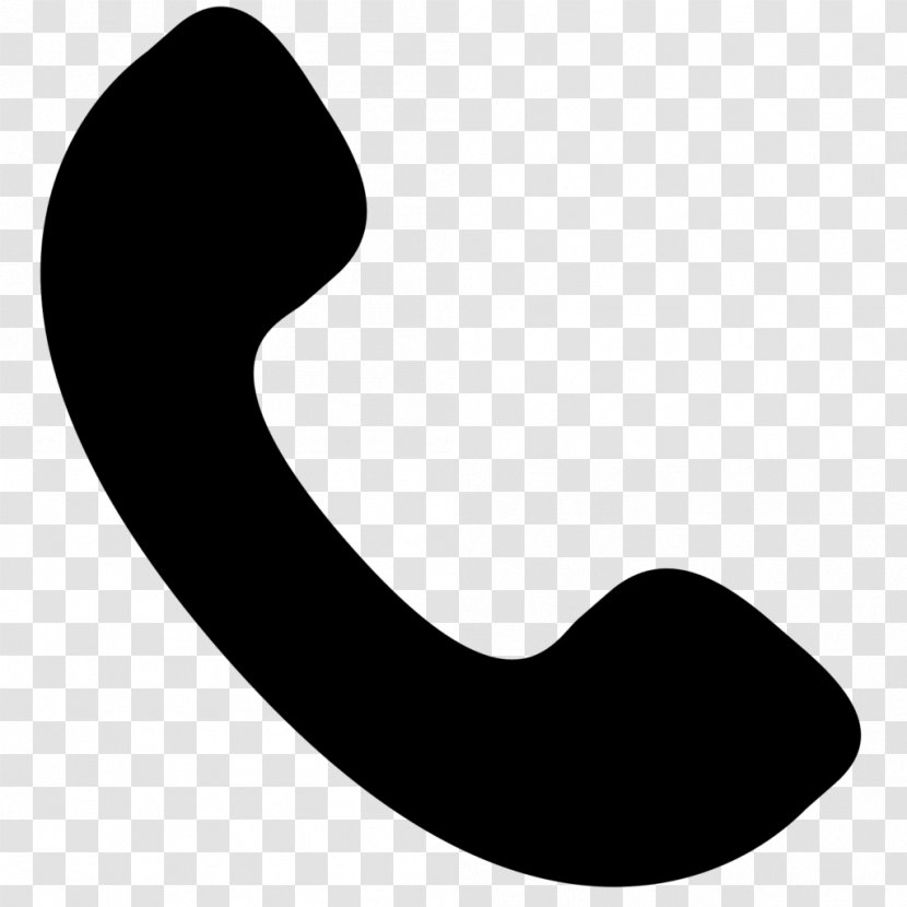 Mobile Logo - Telephone Call - Neck Blackandwhite Transparent PNG