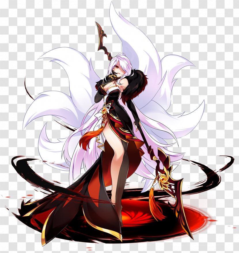 Elsword Closers Elesis Job YouTube - Watercolor - Fox Transparent PNG