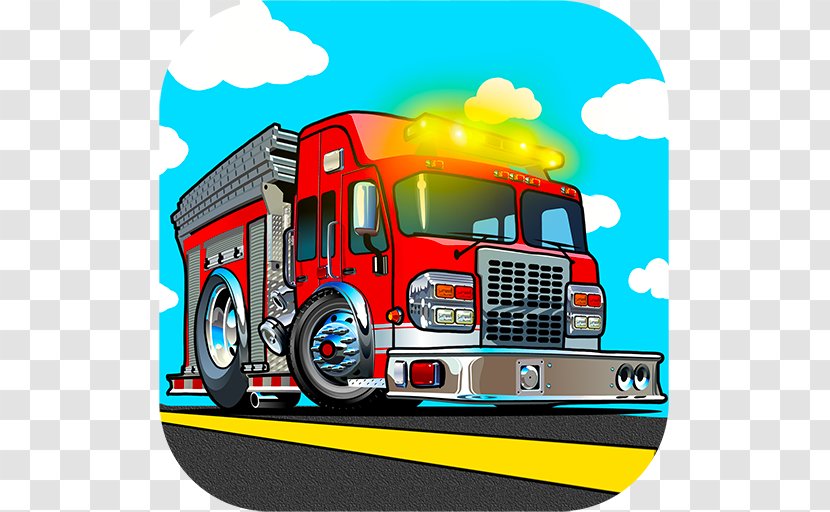 Fire Engine Car Commercial Vehicle Truck - Motor Transparent PNG