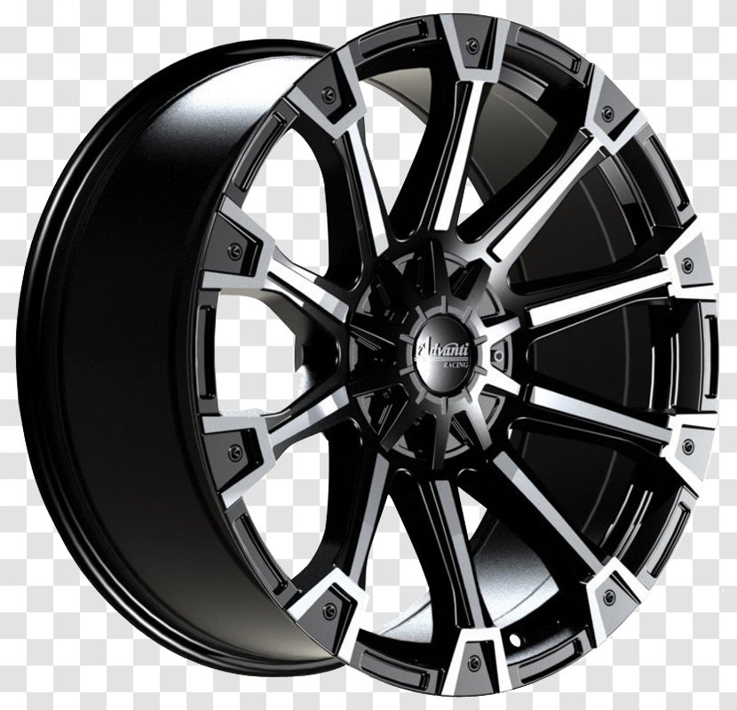 Car Alloy Wheel Rim Tire - Fourwheel Drive - Black Gorilla Transparent PNG