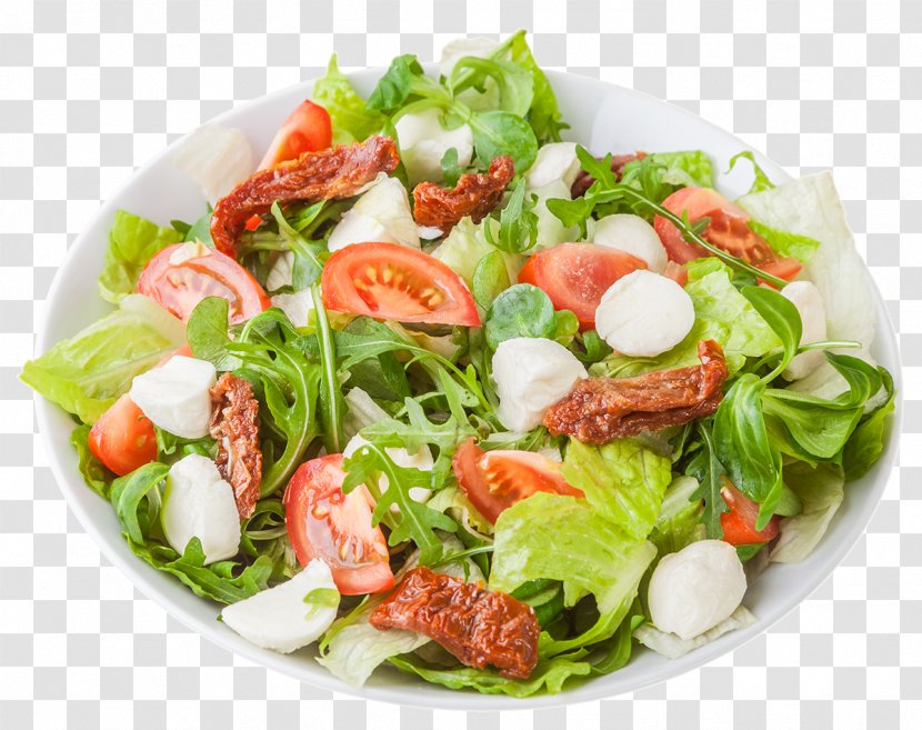 Pizza Caesar Salad Vegetarian Cuisine Spinach - Lettuce Transparent PNG