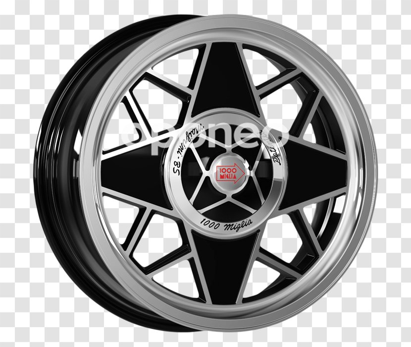 Alloy Wheel Mille Miglia Car Rim - Fiat Automobiles Transparent PNG