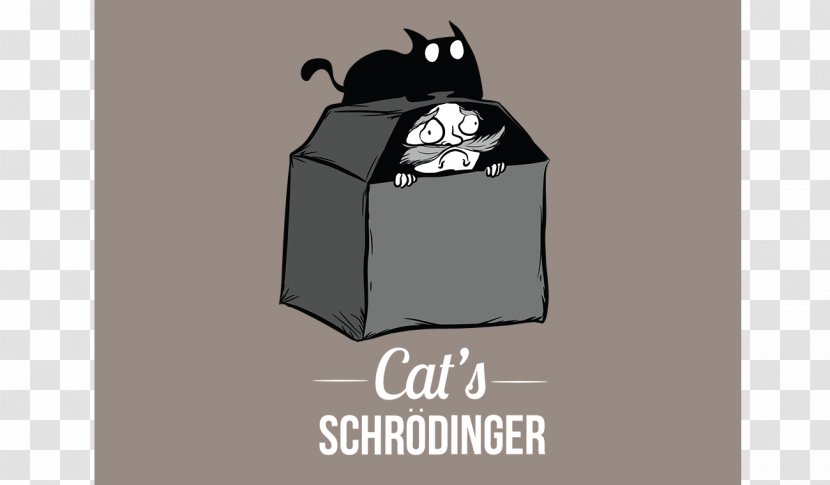 Schrödinger's Cat Exploding Kittens T-shirt - Black M Transparent PNG