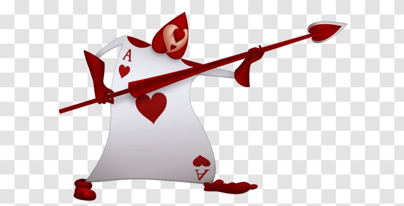 Queen Of Hearts Alice's Adventures In Wonderland King Playing Card - Love - Soldier Transparent PNG