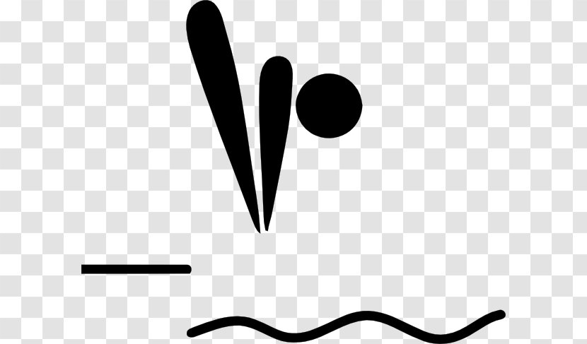 1904 Summer Olympics 2012 Olympic Games 2016 1948 - Monochrome - Diver Symbol Transparent PNG