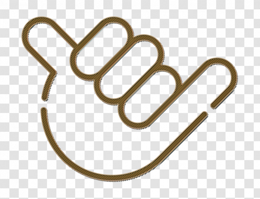 Hang Loose Hand Icon Hand Icon Reggae Icon Transparent PNG