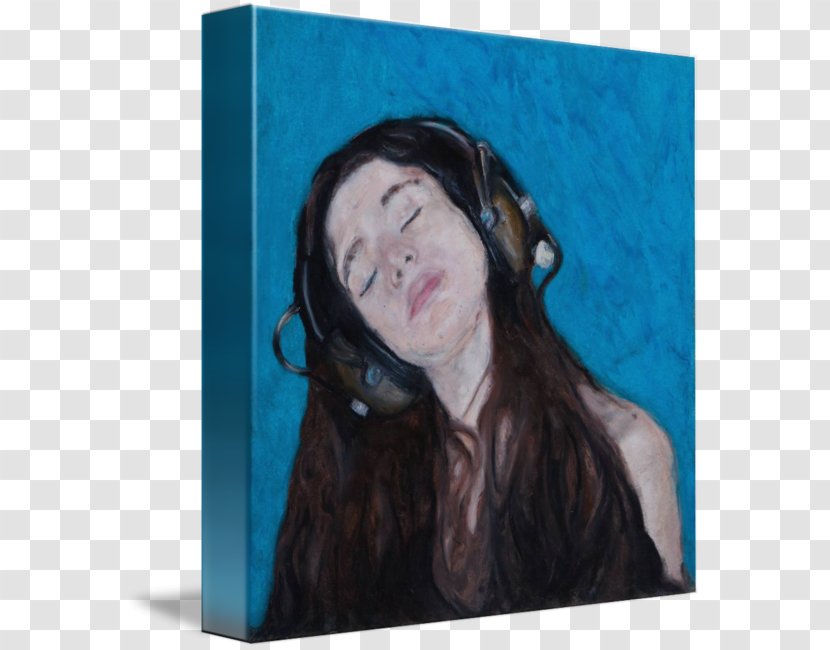 Ear Portrait Audio Gallery Wrap Canvas - Flower Transparent PNG