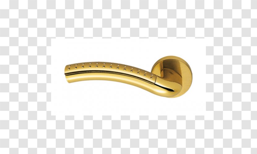 Door Handle 01504 Brass Material - Metal Transparent PNG