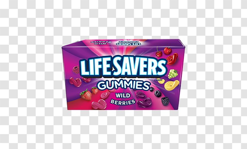 Gummi Candy Lollipop Life Savers Mint Berry - Snack Transparent PNG