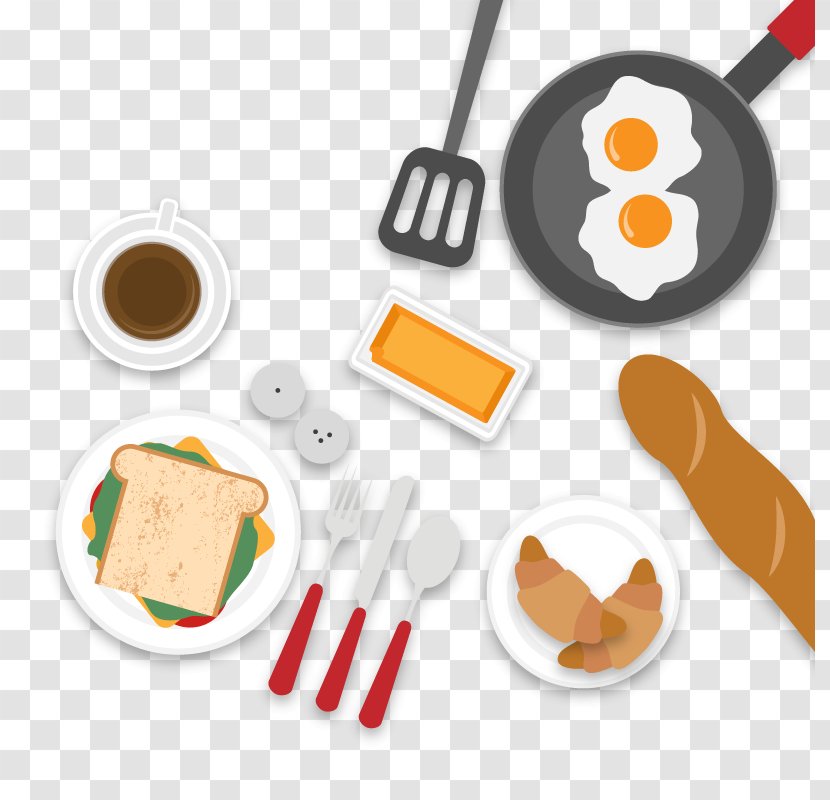 Coffee Breakfast Brunch Food Drink - Eating - Vector Transparent PNG