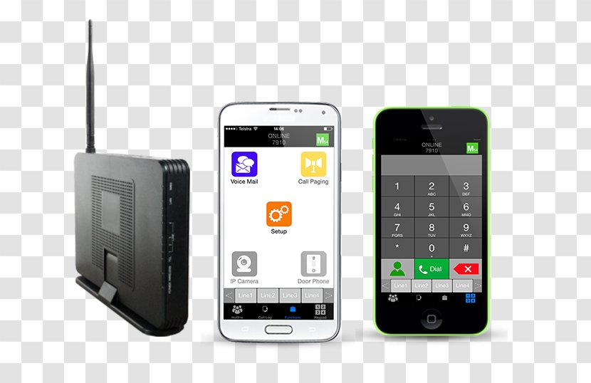 Feature Phone Smartphone Telephone Call Handheld Devices - Hardware - Multi-functional Desk Transparent PNG