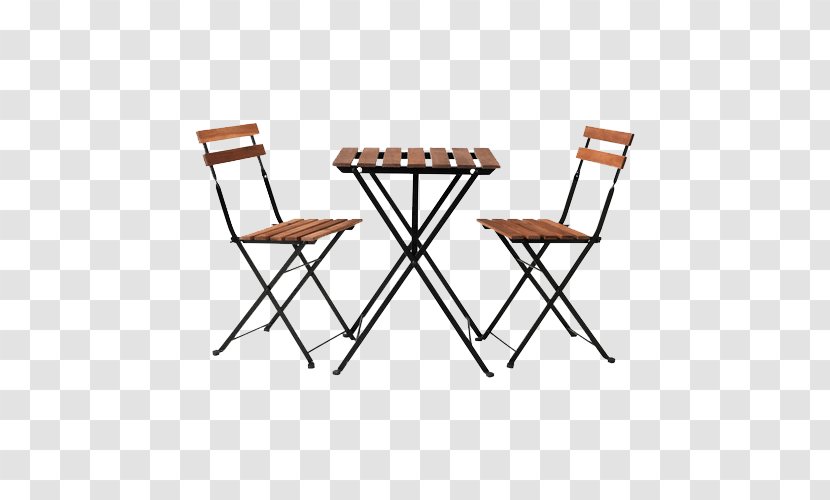 Table Bistro IKEA Chair Garden Furniture - Ikea - Tables And Chairs Set Transparent PNG