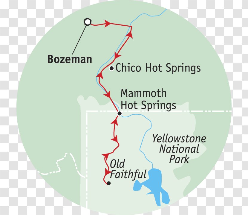 Diagram - Area - Yellowstone National Park Transparent PNG
