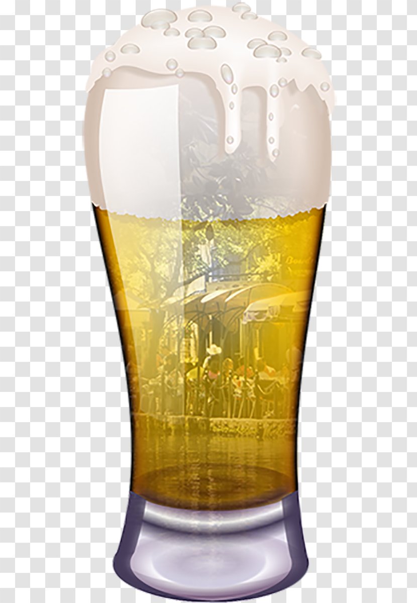 Beer Pint Glass Highball Transparent PNG