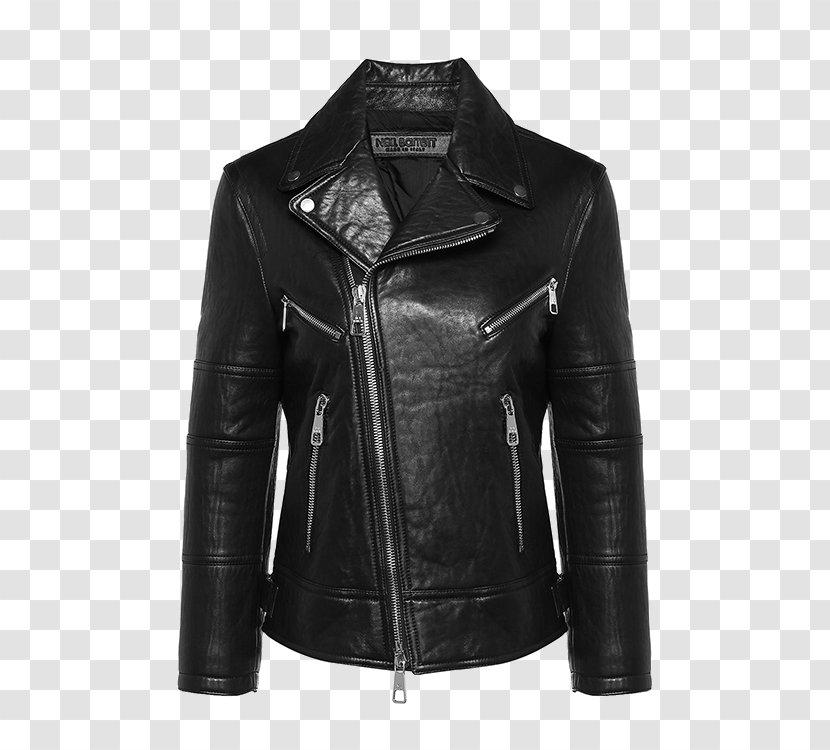 Leather Jacket Zipper Outerwear - Windbreaker - Pure Lapel Oblique Decoration Ms. Adjustable Bottom Transparent PNG