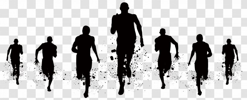 Hyderabad Marathon Running Sport Silhouette - Run Transparent PNG