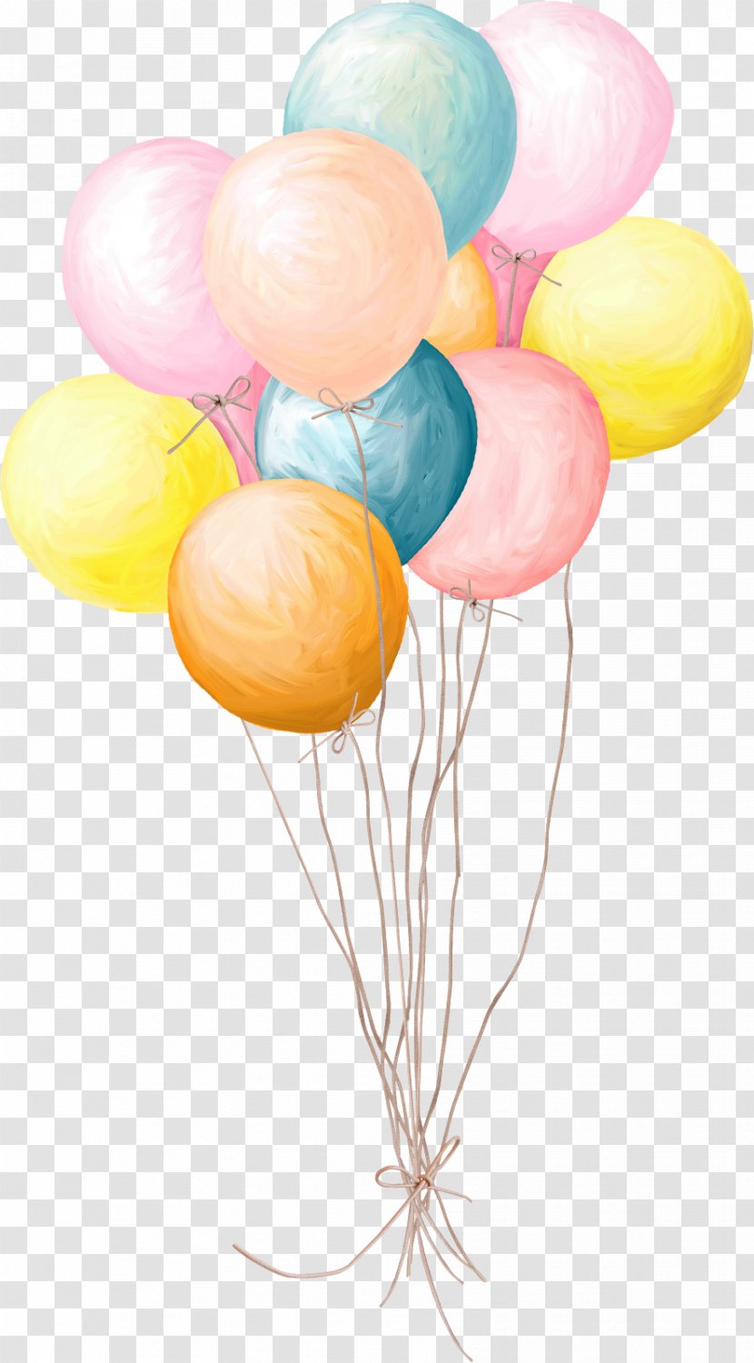 Clip Art Image Birthday Balloon - Watercolor Painting Transparent PNG
